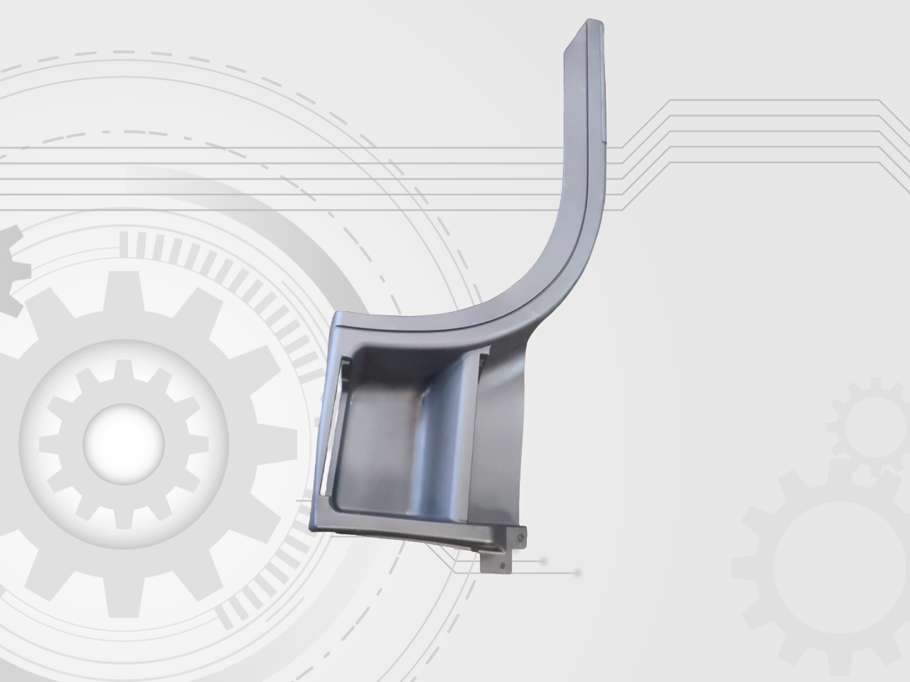Накладка подножки правая панель JAC N350 8405020G12A0