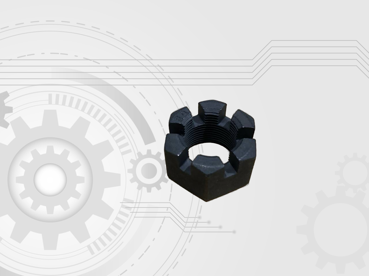 Гайка передней ступицы DONGFENG Z55 Z80 C80 C100 30Q02-01061 30Q0201061