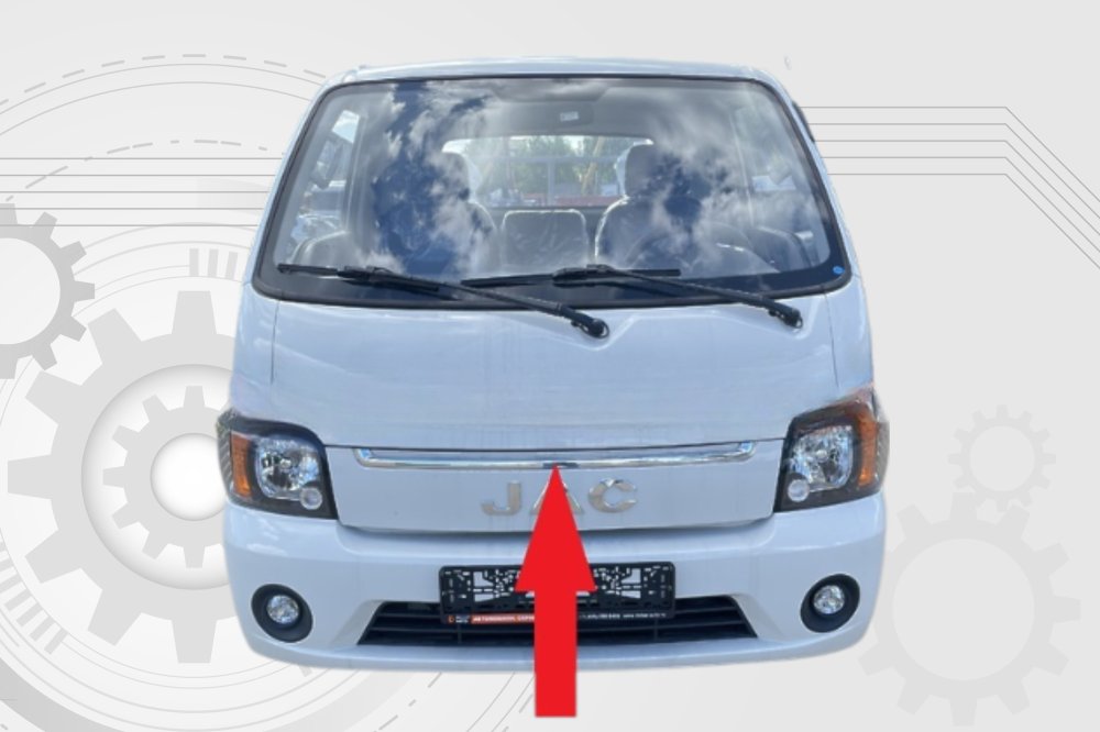 Купить Планка декоративная на передней панели кабины JAC 5301100W5000